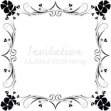 Vector decorative frames Illustrazione stock