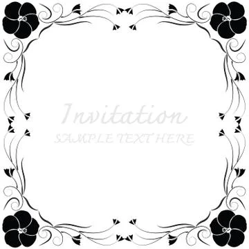 Vector decorative frames Stock Illustration