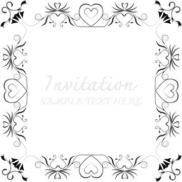 Vector decorative frames Stock Illustration