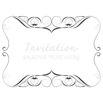 Vector decorative frames Stock Illustration