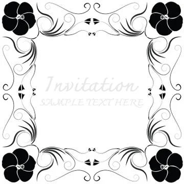 Vector decorative frames Stock Illustration