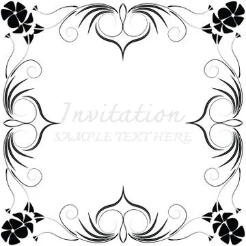 Vector decorative frames Illustrazione stock