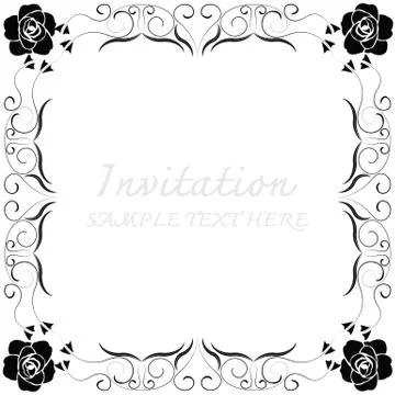 Vector decorative frames Stock Illustration