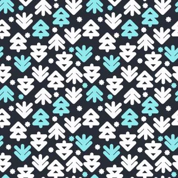 Vector decorative seamless pattern Illustrazione stock