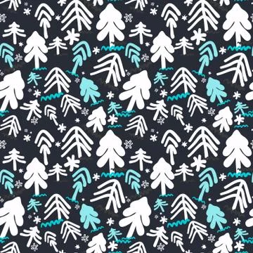 Vector decorative seamless pattern Stock Illustration