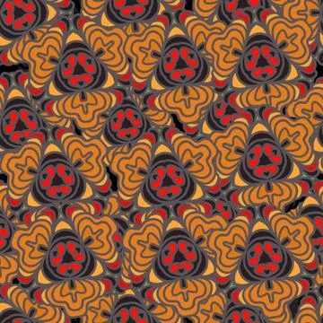 Vector decorative seamless pattern Stock Illustration