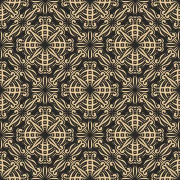 Vector decorative seamless pattern Stock Illustration
