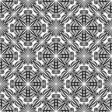 Vector decorative seamless pattern Stock Illustration