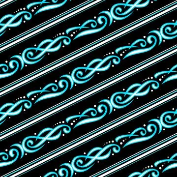 Vector decorative Seamless Pattern Stock Illustration
