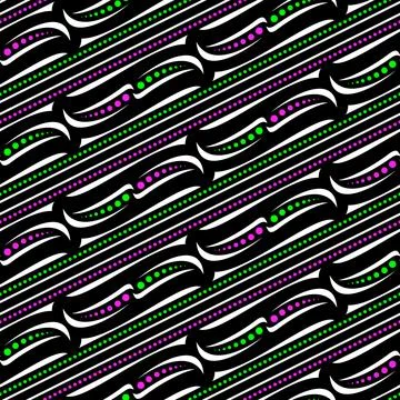 Vector decorative Seamless Pattern Stock Illustration