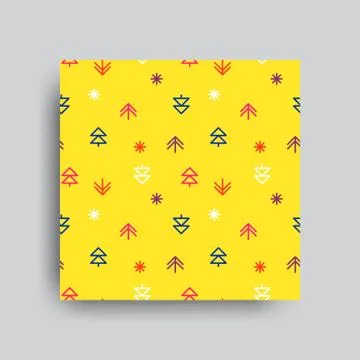 Vector decorative seamless patterns set Illustrazione stock