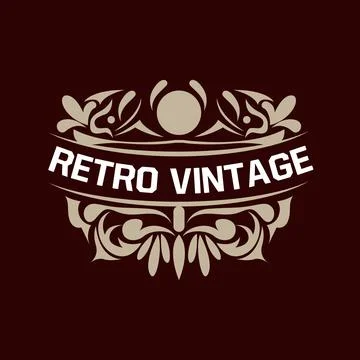 Vector Decorative Vintage Typography Elements, Greeting Card Design, Fancy .. Stock Illustration