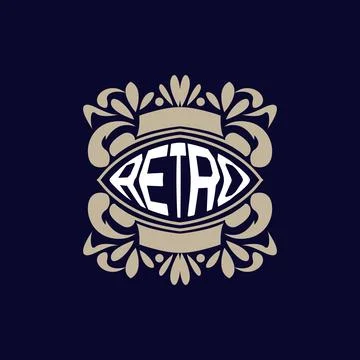 Vector Decorative Vintage Typography Elements, Greeting Card Design, Fancy .. Stock Illustration