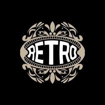 Vector Decorative Vintage Typography Elements, Greeting Card Design, Fancy .. Stock Illustration