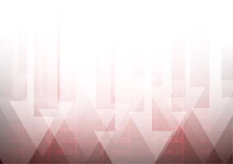 Vector : Decreasing stock board with arrow and business graph on red backgrou 스톡 일러스트