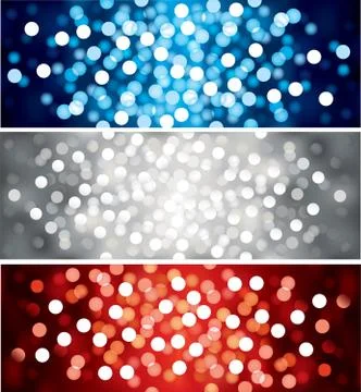 Vector defocused lights Stock Illustration
