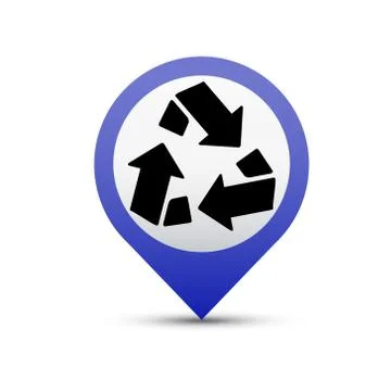 Vector delete button to clear Illustrazione stock