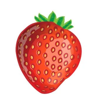 Vector delicious strawberry Stock Illustration