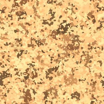 Vector Desert Seamless Camo Graphic Print. Autumn Camouflage Seamless Pattern Stock Illustration