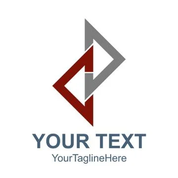 Vector of design abstract logo elements. Abstract logo icon design illustrati Illustrazione stock