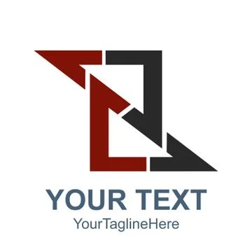 Vector of design abstract logo elements. Abstract logo icon design illustrati Illustrazione stock