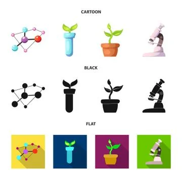 Vector design of  and  logo. Collection of  and  stock symbol for web. Stock Illustration