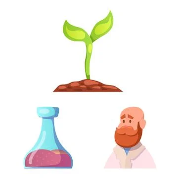Vector design of  and  symbol. Collection of  and  vector icon for stock. Stock Illustration