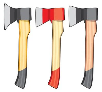 Vector design of axes Stock Illustration