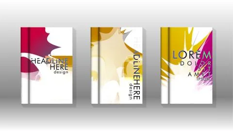 Vector design of background cover with colorful abstract spray patterns. Colo 스톡 일러스트