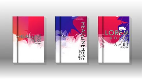 Vector design of background cover with colorful abstract spray patterns. Colo 스톡 일러스트