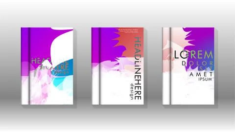 Vector design of background cover with colorful abstract spray patterns. Colo 스톡 일러스트