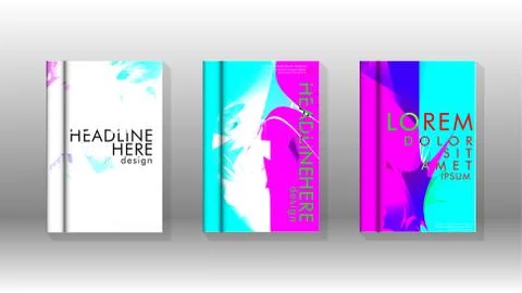 Vector design of background cover with colorful abstract spray patterns. Colo Stockillustratie
