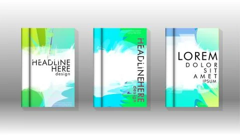 Vector design of background cover with colorful abstract spray patterns. Colo 스톡 일러스트