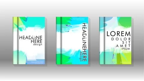 Vector design of background cover with colorful abstract spray patterns. Colo 스톡 일러스트