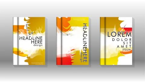 Vector design of background cover with colorful abstract spray patterns. Colo イラスト素材
