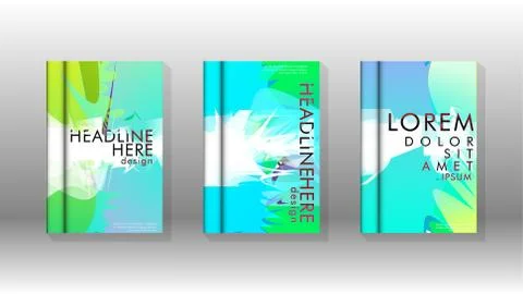 Vector design of background cover with colorful abstract spray patterns. Colo 스톡 일러스트