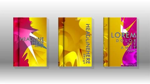 Vector design of background cover with colorful abstract spray patterns. Colo Stock Illustration