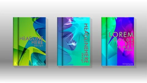 Vector design of background cover with colorful abstract spray patterns. Colo 스톡 일러스트