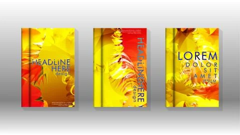Vector design of background cover with colorful abstract spray patterns. Colo Stock Illustration