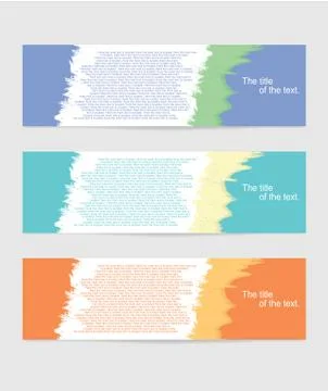 Vector design. Banner, flyer, template Stock Illustration