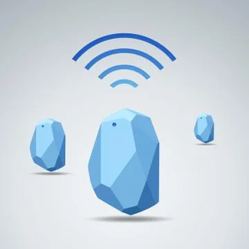 Vector Design beacon device home and office radar. Use for all situations Stock Illustration