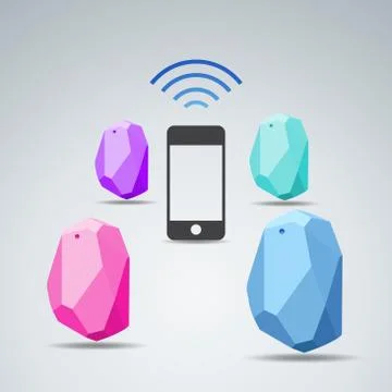 Vector Design beacon device home and office radar. Use for all situations Stock Illustration