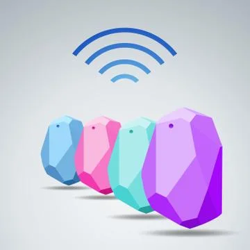 Vector Design beacon device home and office radar. Use for all situations Stock Illustration
