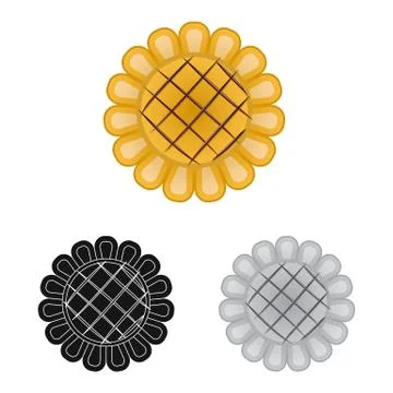Vector design of biscuit and bake logo. Set of biscuit and chocolate vector icon Stock Illustration