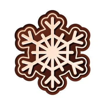 Vector design of biscuit and bake sign. Collection of biscuit and chocolate Stock Illustration