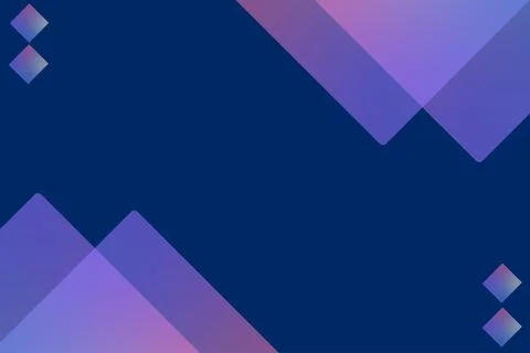 Vector design of a blue background with flat multicolored geometric squares Stock Illustration