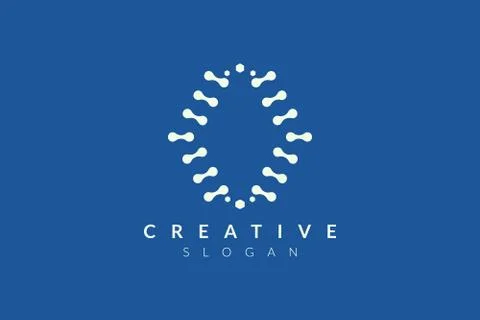 Vector design of brain style with various abstract shape. Simple brain design Illustrazione stock