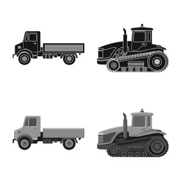 Vector design of build and construction icon. Set of build and machinery stock Stock-Illustration