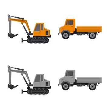 Vector design of build and construction symbol. Collection of build and Stock-Illustration