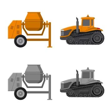 Vector design of build and construction symbol. Collection of build and Stock-Illustration